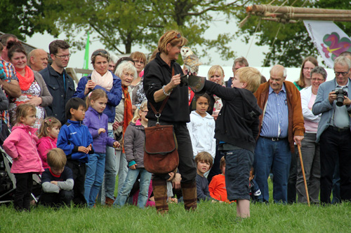 Open dag ijsboerderij 'De Steenoven' in Hummelo (roofvolgelshow)