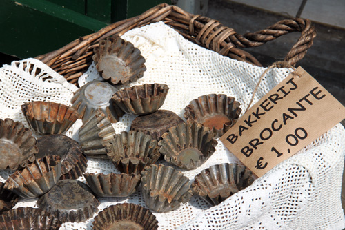 Brocante markt tijdens Vive la France in Hummelo