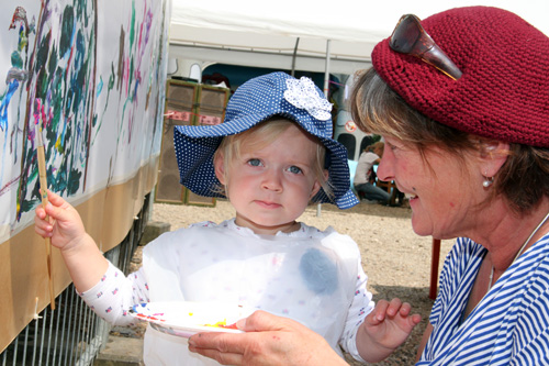 Brocante markt tijdens Vive la France in Hummelo