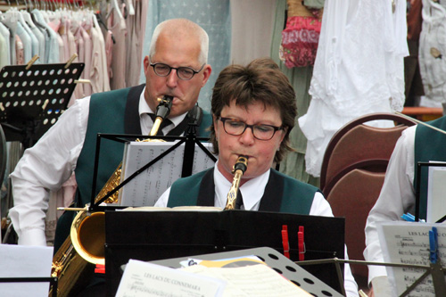 Brocante markt tijdens Vive la France in Hummelo