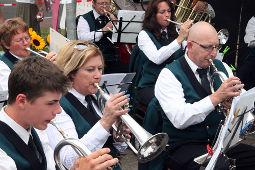 Brocante markt tijdens Vive la France in Hummelo