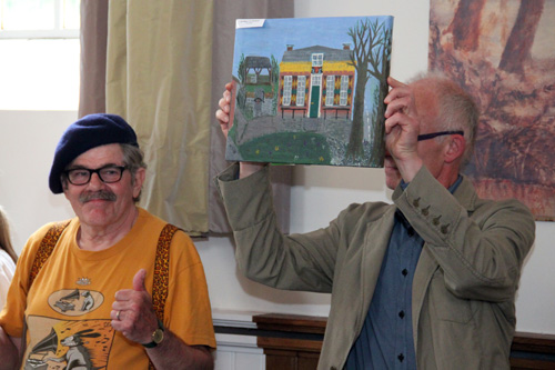 Schilderwedstrijd tijdens Vive la France in Hummelo