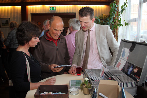 Optreden Mathilde Santing en Trio Peter Beets (Peter Beets, Ruud Jacobs en Martijn van Iterson).