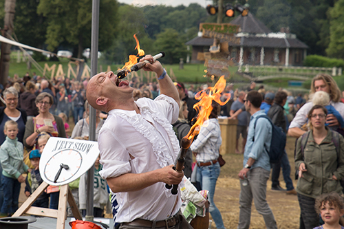 Vince van Leth tijdens Mañana Mañana 2016 in Hummelo