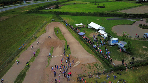 Luchtfoto fietscross Hummelo