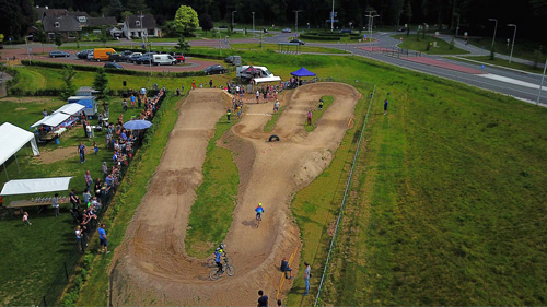 Luchtfoto fietscross Hummelo